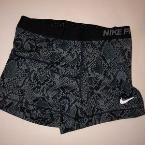 Nike pro compression shorts
